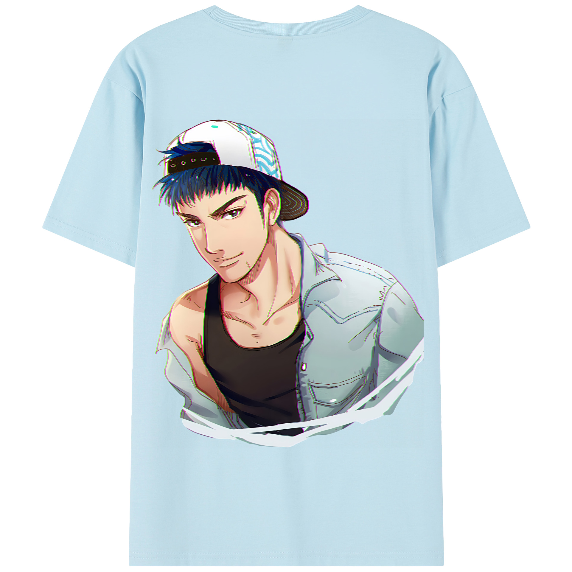 SLAM DUNK／スラムダンク 綿100％半袖Tシャツ（背面プリント）